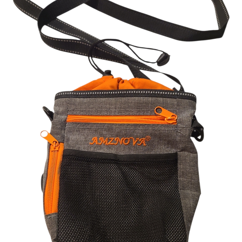 AMZNova Dog Treat‎ Bag Many Pockets Wear 5 Ways